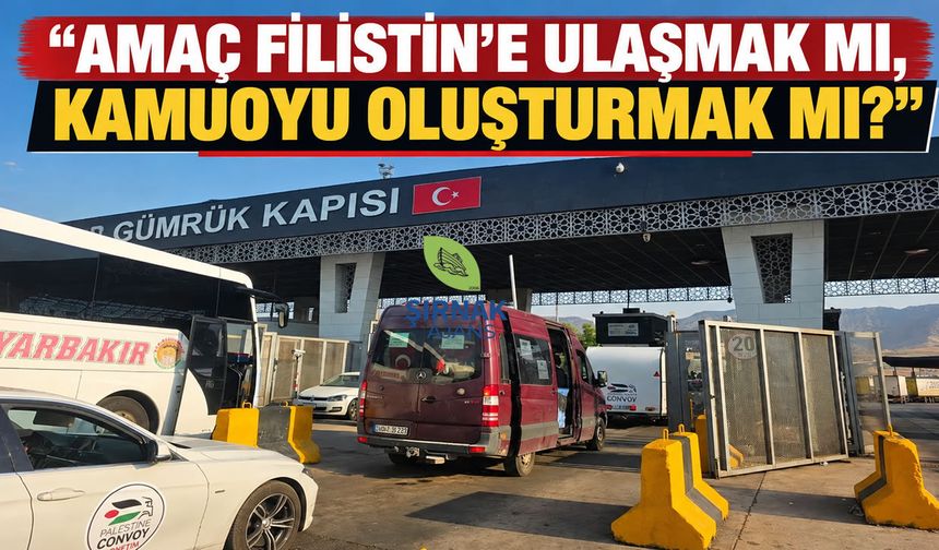 “Amaç Filistin’e ulaşmak mı, kamuoyu oluşturmak mı?”