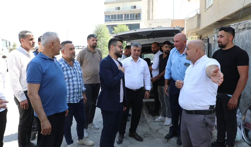 Cizre’de Deniz Caddesi yenileniyor