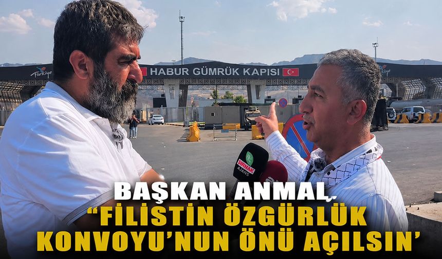 Başkan Anmal, ‘Filistin Özgürlük Konvoyu’nun önü açılsın’