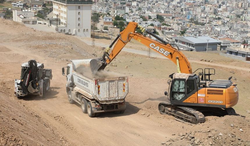 Cizre'de Yeni İmar Yolu İçin Çalışmalar Aralıksız Sürüyor