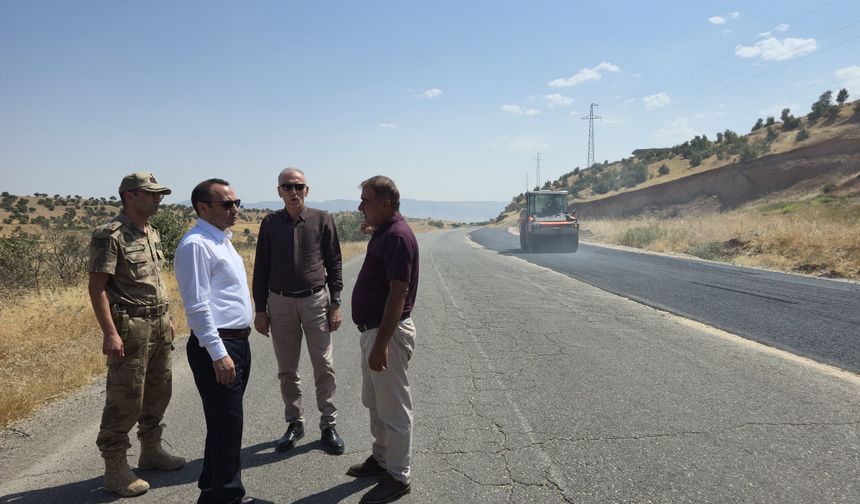 Kaymakam Partal’dan Görümlü Yolu’nda İnceleme