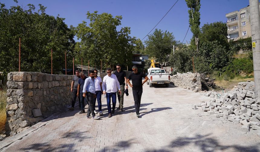 Şırnak Sere Sırge’nin yolları yenileniyor