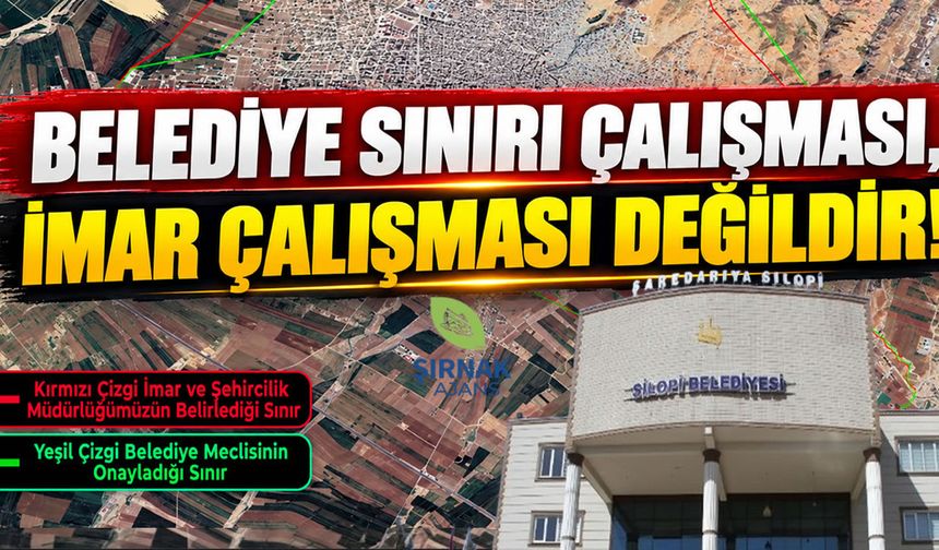 Silopi’de belediye sınır çalışması Meclisten geçti