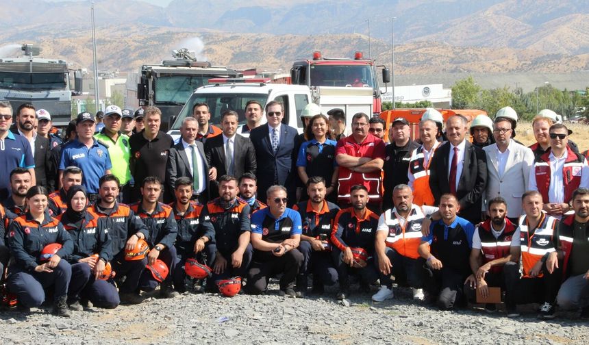 Şırnak’ta Aşırı Sıcaklık Tatbikatı Gerçeği Aratmadı
