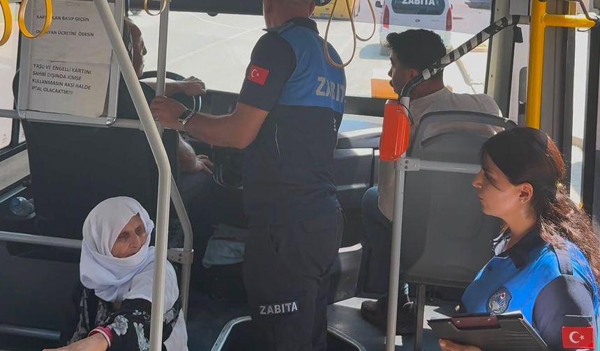 Silopi Belediyesi’nden servis araçlarına sıkı denetim