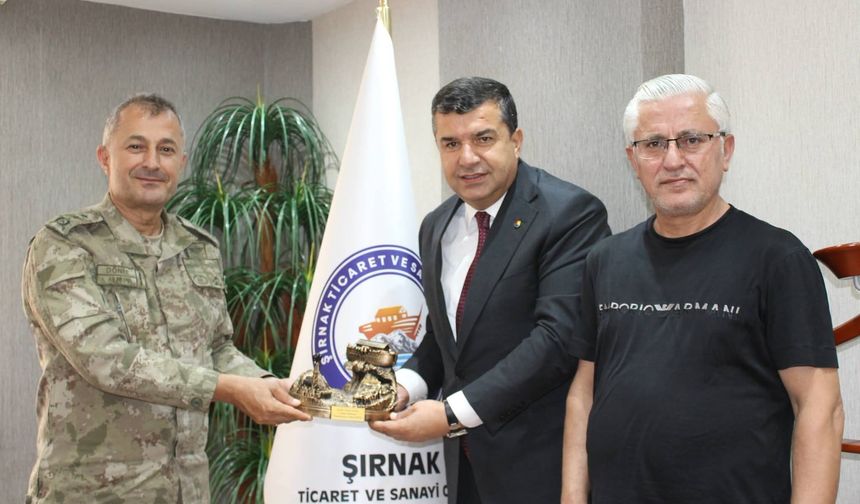 Şırnak TSO’da Tümgeneral’a veda