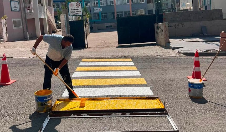 Silopi’de okul önlerinde güvenlik çalışmaları sürüyor