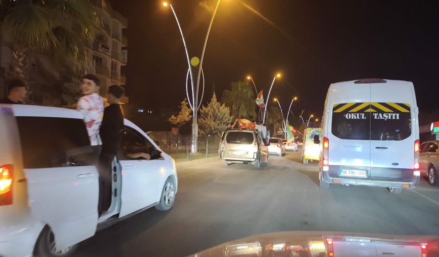 Silopi'de kutlamalar erken başladı