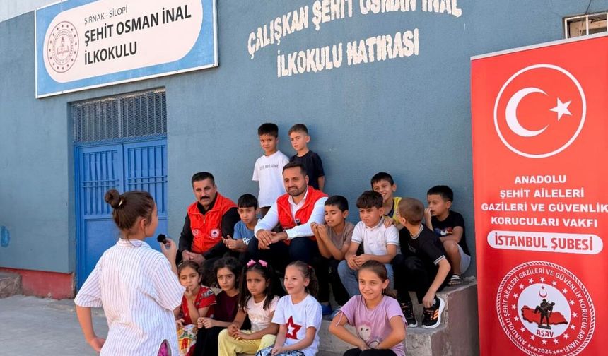 Şırnak’ta Öğrencilerin Yüzünü Güldüren Destek