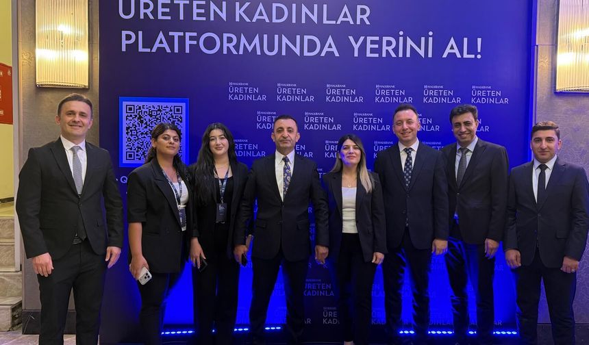 Cizre’de Üreten Kadınlar Buluşması Coşkusu, Halkbank’tan Kadın Girişimcilere Tam Destek