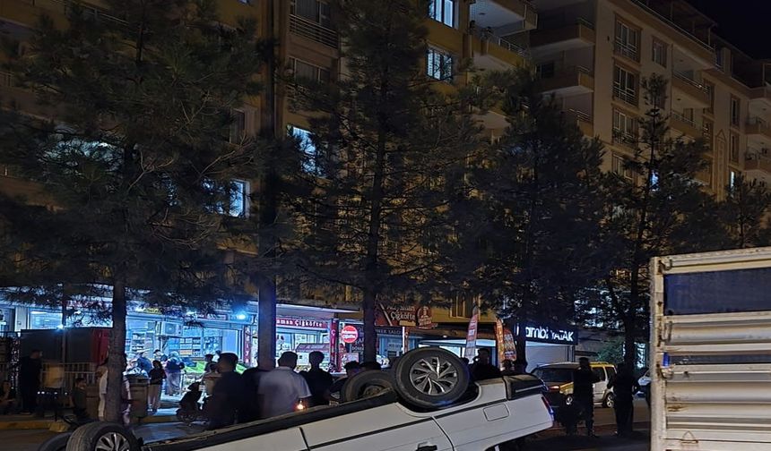 Diyarbakır'da trafik kazası 1 yaralı
