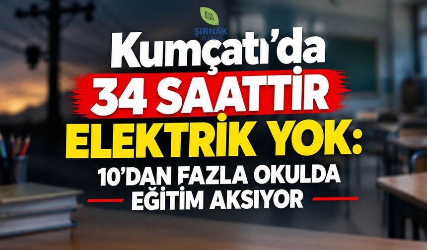 Çatı, 'Elektrik Bir Lüks Değil, Eğitim İçin Temel İhtiyaç'