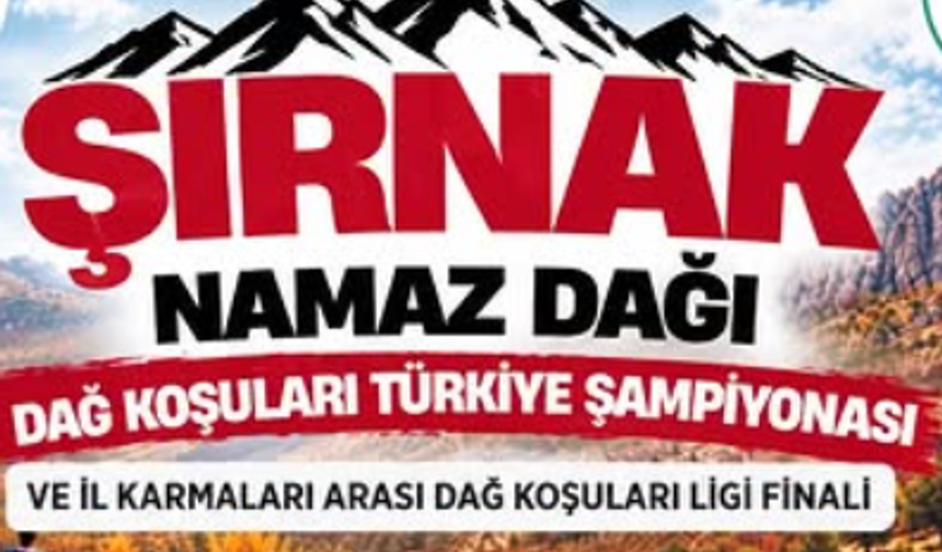 Şırnak’ta Dağ Koşuları Şampiyonası Heyecanı