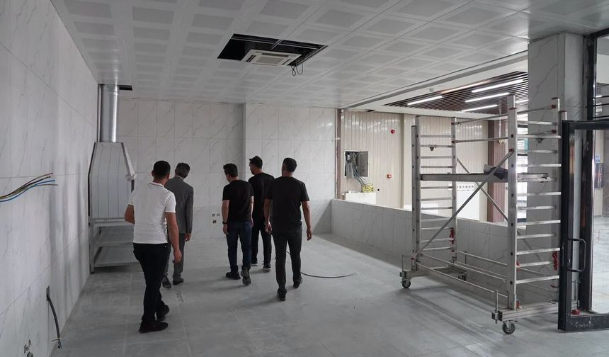 Şırnak’ta Nuh’un Ambarı Gastronomi Merkezi’nde çalışmalar sürüyor