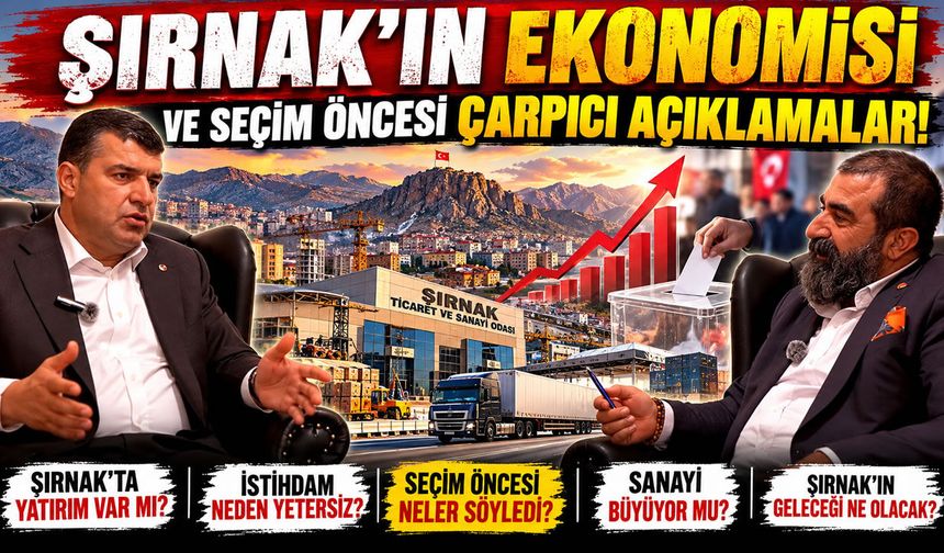Başkan Geliş’ten Şırnak için yeni dönem manifestosu “Üreten kent olacağız”