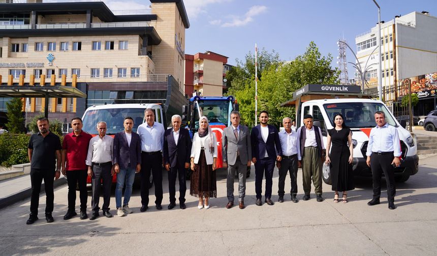 Şırnak Belediyesine Yeni Araç Desteği