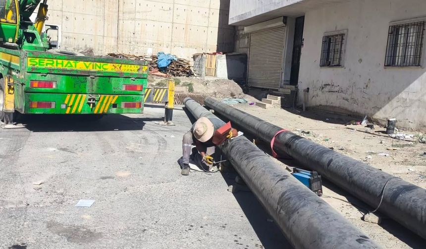 Cizre’de 400’lük Ana Hat Yenileniyor