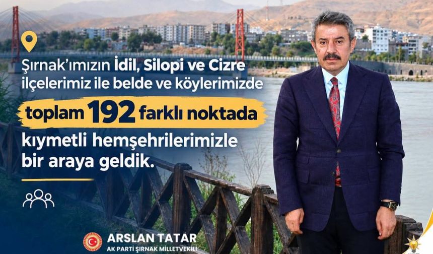 Tatar, 192 Noktada Tek Tek Dinledi, Çözüm İçin Kolları Sıvadı