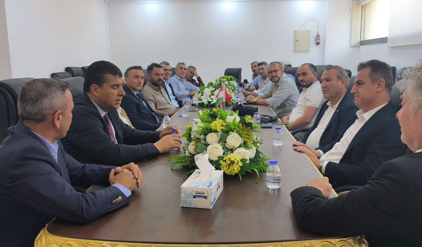 Çaycuma heyeti Zaho Ticaret Odası ile bir araya geldi