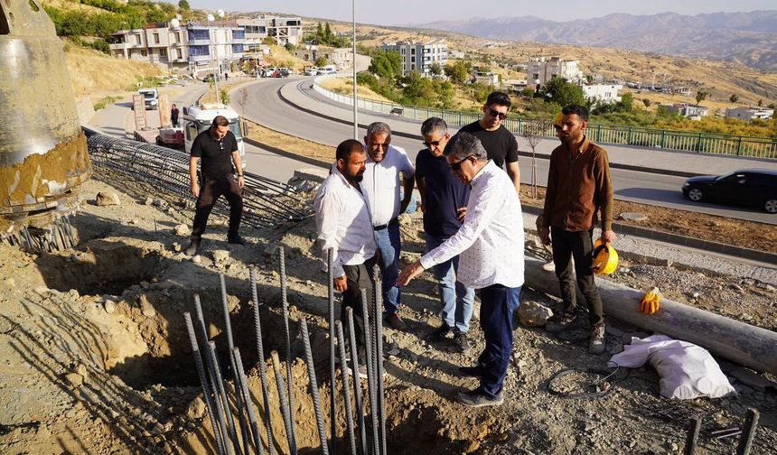 Başkan Yarka, Tümen-Uludere yolundaki çalışmaları inceledi