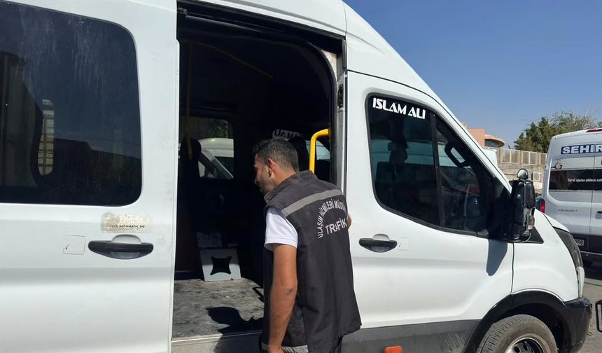 Cizre’de Toplu Taşıma Araçlarına Denetim