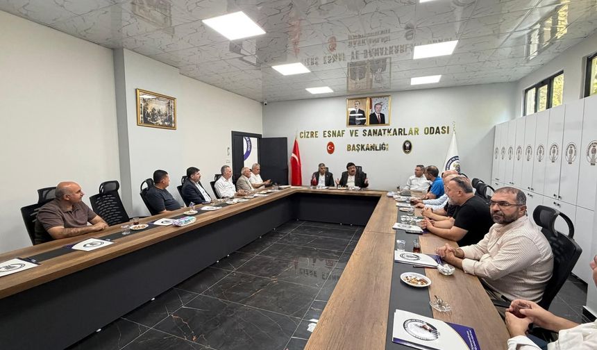 Seyda Cizre’de esnafla buluşup istişare etti