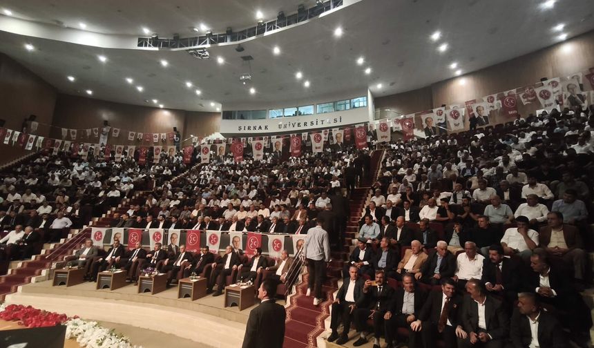 MHP Şırnak İl Başkanlığı Kongresi Yoğun Katılımla Başladı