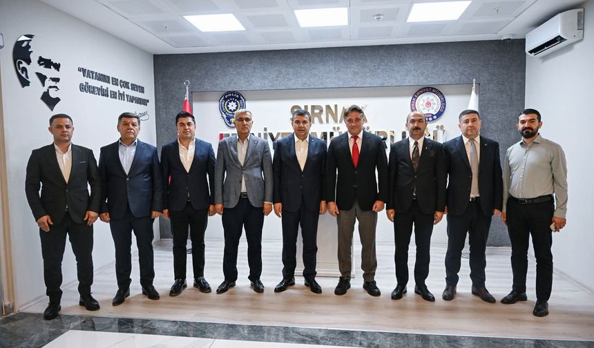 Şırnak’ta Huzur ve Ekonomi İçin Ortak Görüşme