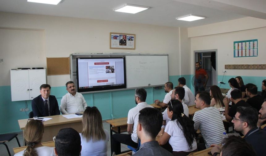 Cizre’de yeni eğitim yılı başladı İlçe Milli Eğitim Müdürlüğü sahaya indi