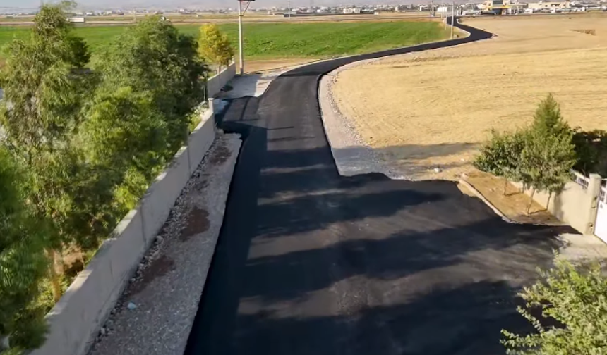 Silopi’de 8 Kilometrelik Yol Çalışması Tamamlandı
