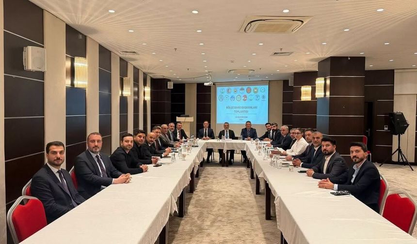 Şırnak Barosu, Bölge Baro Başkanları Toplantısında Yer Aldı