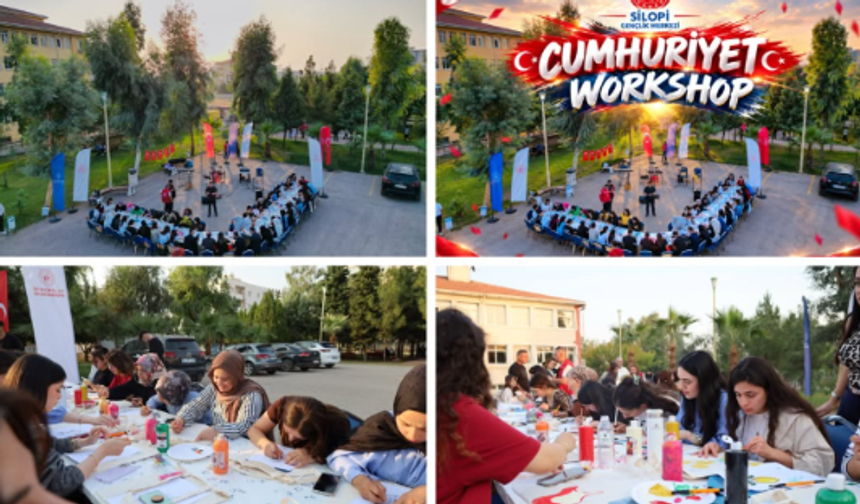 Silopi’de Gençler İçin Cumhuriyet Workshop Etkinliği