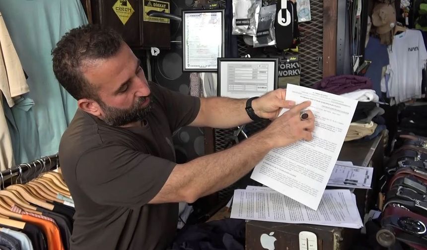 İş yeri mühürlenen esnaftan tepki