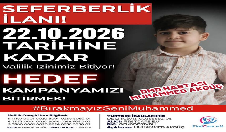DMD Hastası Muhammed İçin Zamanla Yarış, Yardım Kampanyasında Son 2 Ay