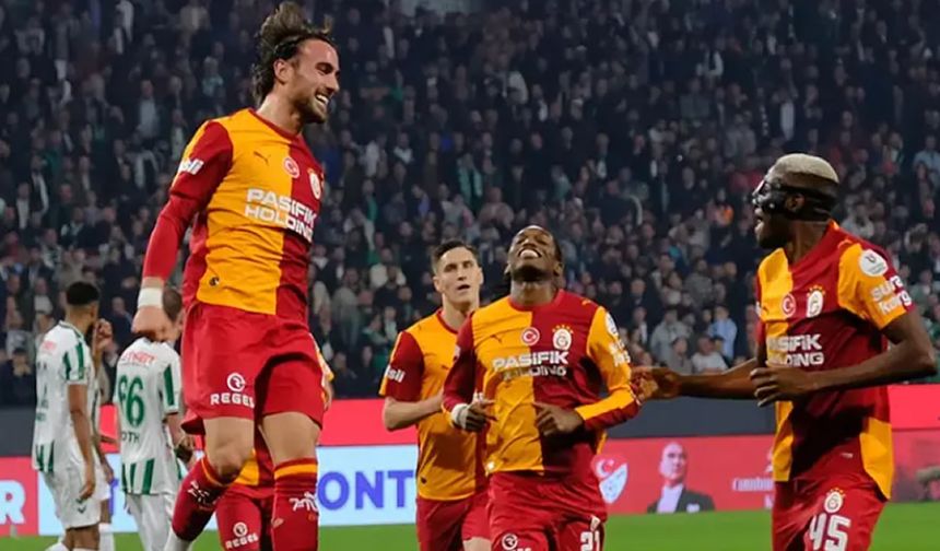 Galatasaray, Konyaspor deplasmanında 4-0 kazandı