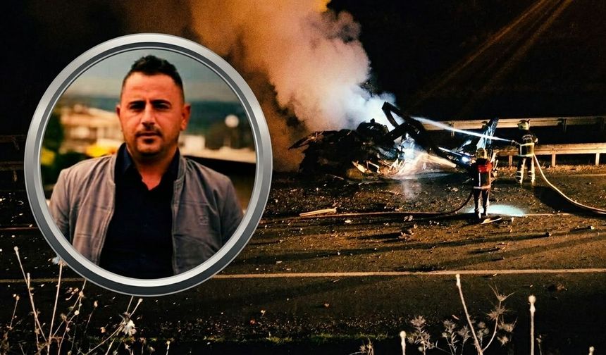 Silopili tanker şoförü kazada hayatını kaybetti