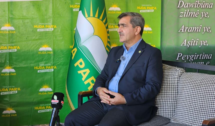 HÜDA PAR’dan Şırnak merkez için 18 maddelik çözüm önerisi