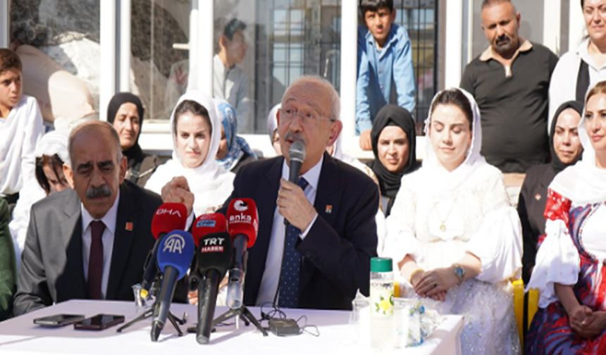Kılıçdaroğlu’ndan Şırnak’ta Demirtaş ve barış mesajı