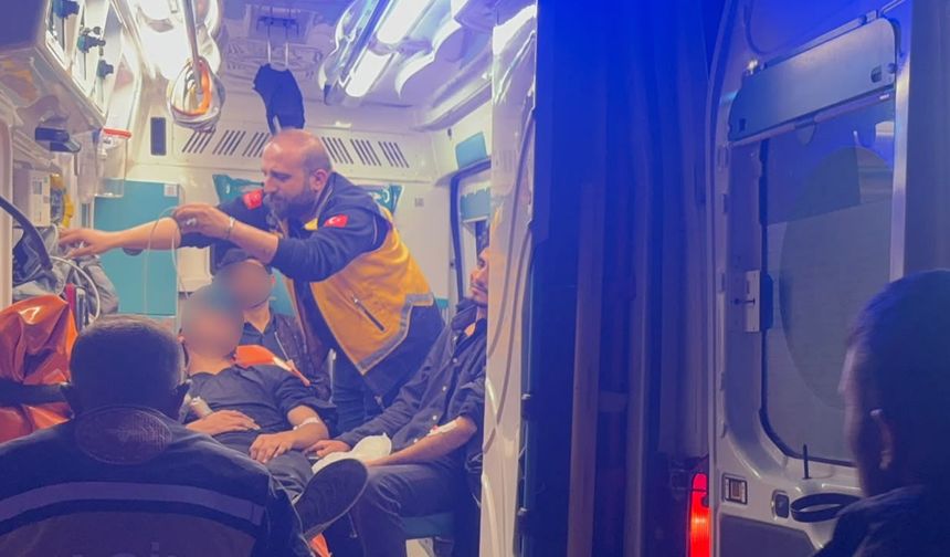 Düzensiz göçmenleri taşıyan minibüs dereye uçtu 20 yaralı
