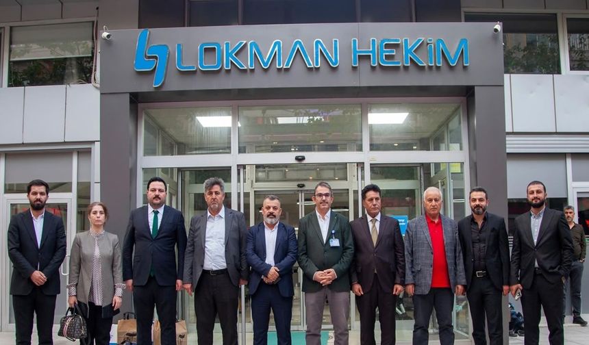 Kuzey Irak heyetinden Lokman Hekim Van Hastanesine ziyaret