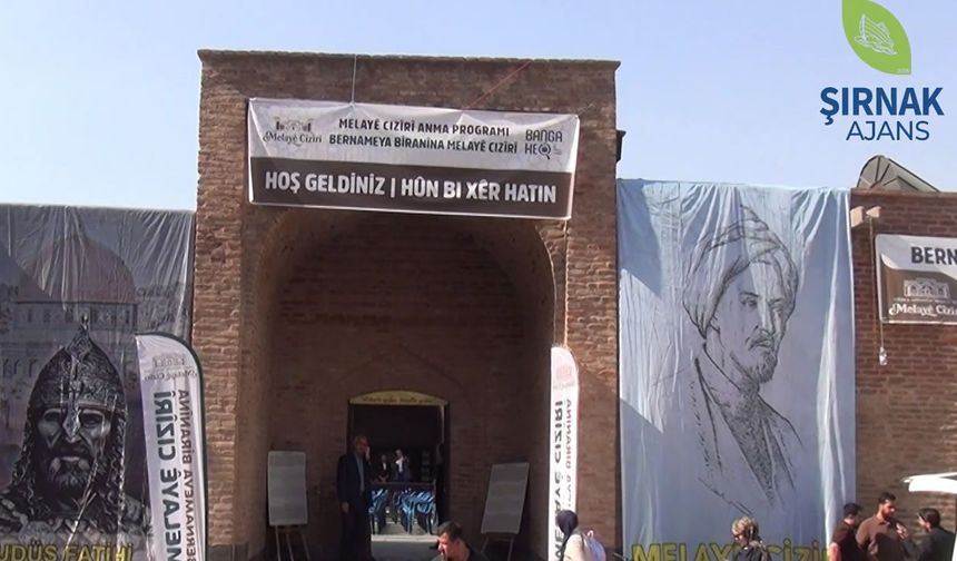 Cizre’de Melayê Cizîrî Anma Programı Düzenlendi