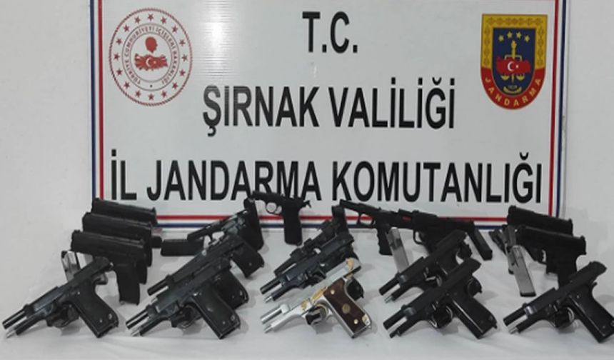 Şırnak’ta 3 TIR’da silah ve uyarıcı madde bulundu