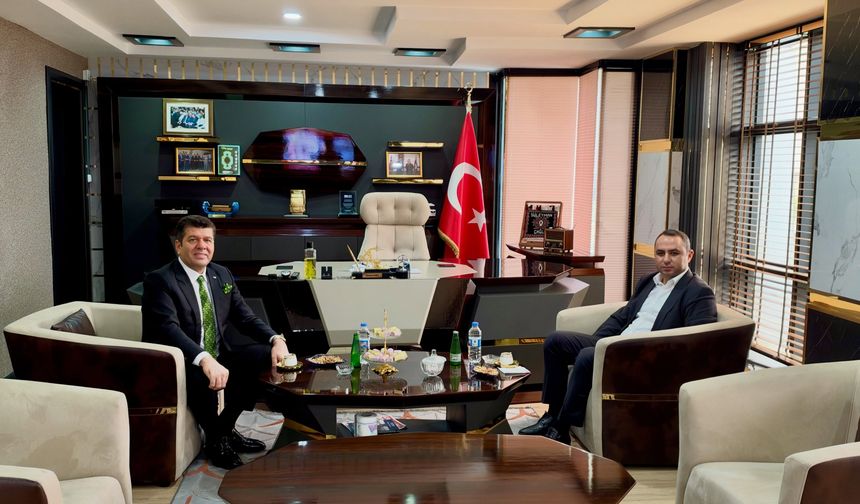 Kaymakam Partal’dan UND Başkan Yardımcısı Çağlı’ya Ziyaret
