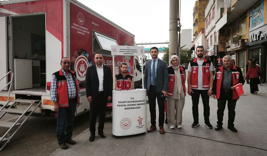 Silopi’de sosyal hizmetler sahaya taşındı