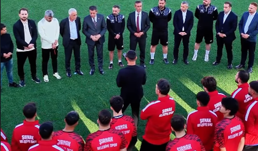 Başkan Yarka, Şırnak 73 Spor’un İlk Antrenmanını Ziyaret Etti
