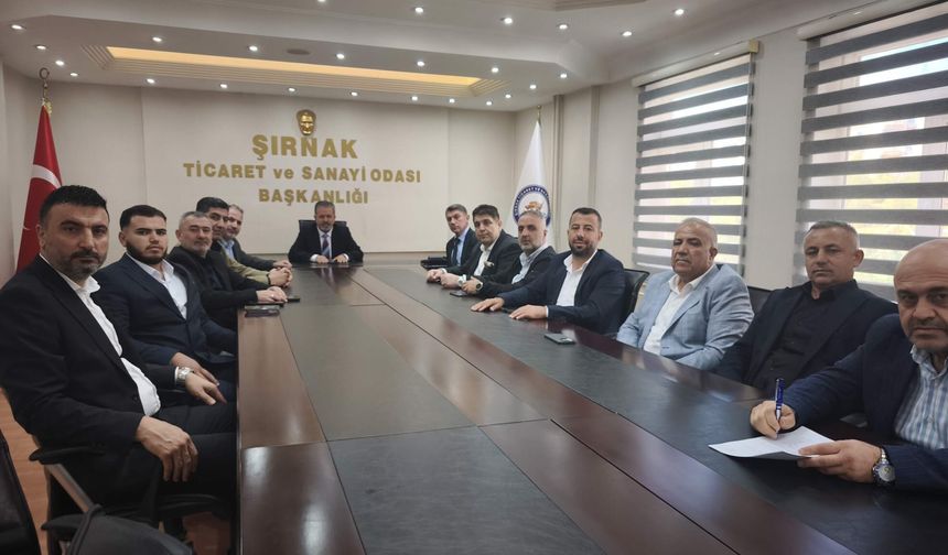 Şırnak TSO’da seçim sonrası ilk toplantı yapıldı
