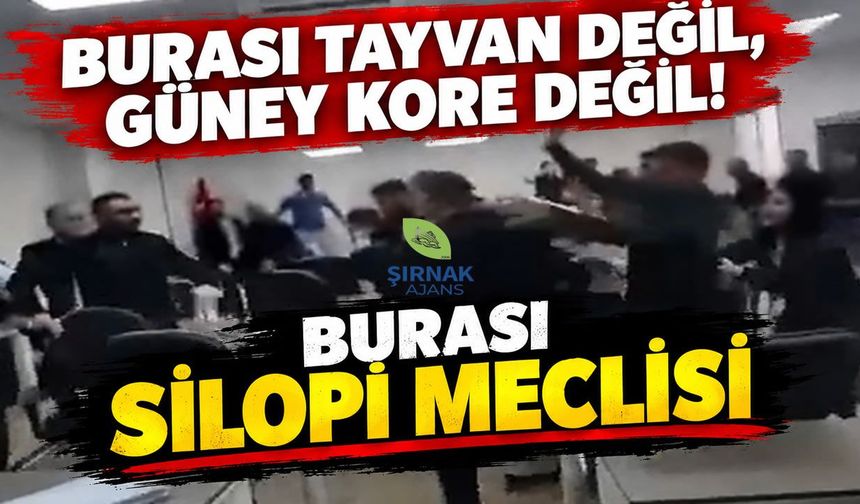 Burası Tayvan Değil, Güney Kore Değil! Burası Silopi Meclisi