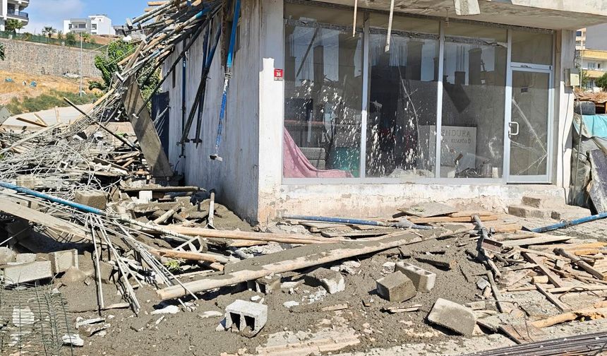 Cizre’de inşaat çalışmasında çökme 5 yaralı