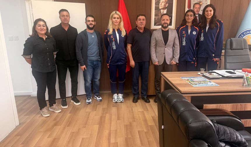 Voleybol Takımından Dicle Üniversitesi’ne Teşekkür Ziyareti