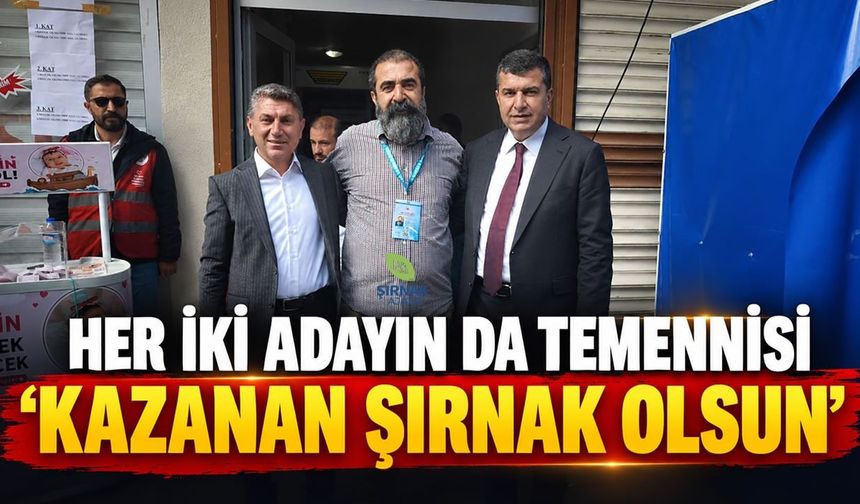 Adaylar Omuz Omuza Poz Verdi, "Kazanan Şırnak Olsun" Dedi